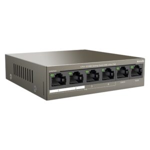Tenda Tef1106p 2x Uplink + 4 Port 63 Watt Poe Ethernet Switch