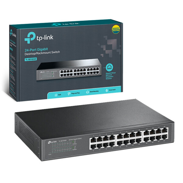 Tp-link Tl-sg1024d 24 Port 10/100/1000 Mbps Gigabit Switch