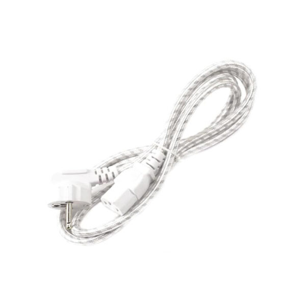 Powermaster 1.kali̇te 1.5 Metre Beyaz Örgülü C7 Power Kablo