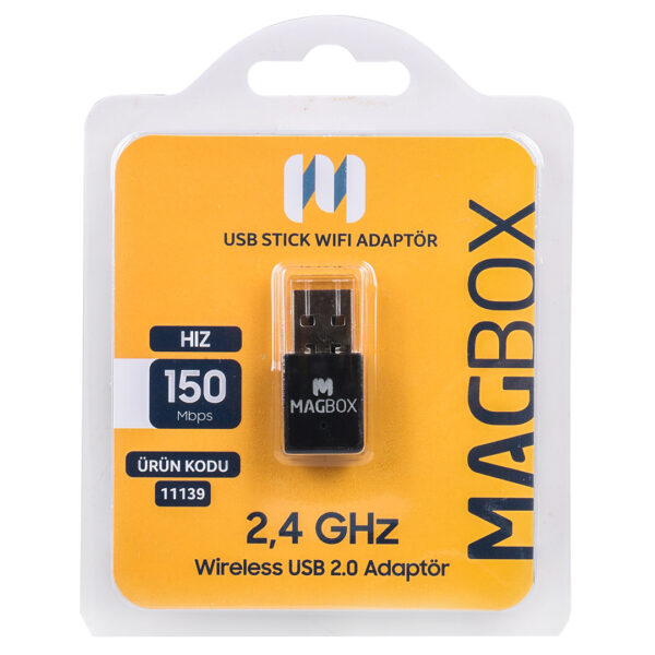 Magbox 802.11N Mini 7601 Chipset 2.4GHz 150 Mbps HD Uydu Alıcı Uyumlu USB Stick Wifi Adaptör Özellikleri