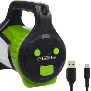 Powermaster Js-881b Şarjli Ledli̇ Uzun Menzi̇lli̇ Kamp Ti̇pi̇ Çok Fonksi̇yonlu Işıldak Fener