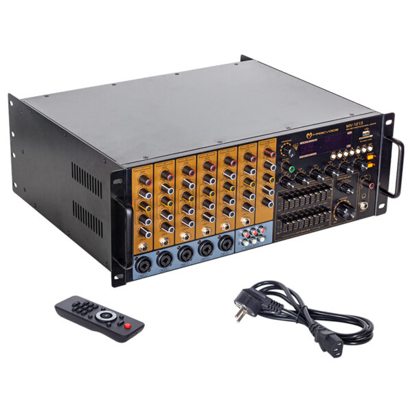 Magicvoice Mv-1213 Usb Bt Uk Rms100w Max 800w 6 Zon+99dsp+4-16-70-100v Trafolu Mixer Küp Anfi̇