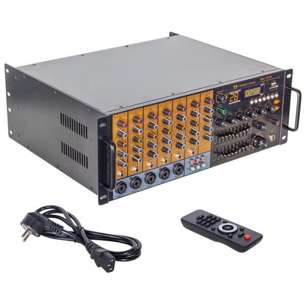Magicvoice Mv-1215 Usb Bt Uk Rms200w Max 1600w 6 Zon +99dsp+4-16 70 100 V Trafolu Mixer Küp Anfi̇