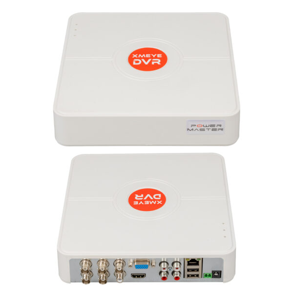 Powermaster Pm-12180 4 Kanal 5mp Destekli̇ 1080n H265 Xmeye Video Çıkışlı Dvr/xvr Kayıt Cihazı