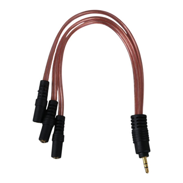 Powermaster Pm-12283 3.5mm Stereo 3x Dışi̇ Kulaklık Çoklayıcı (3 Boğumlu - 20 Cm) - Görsel 2