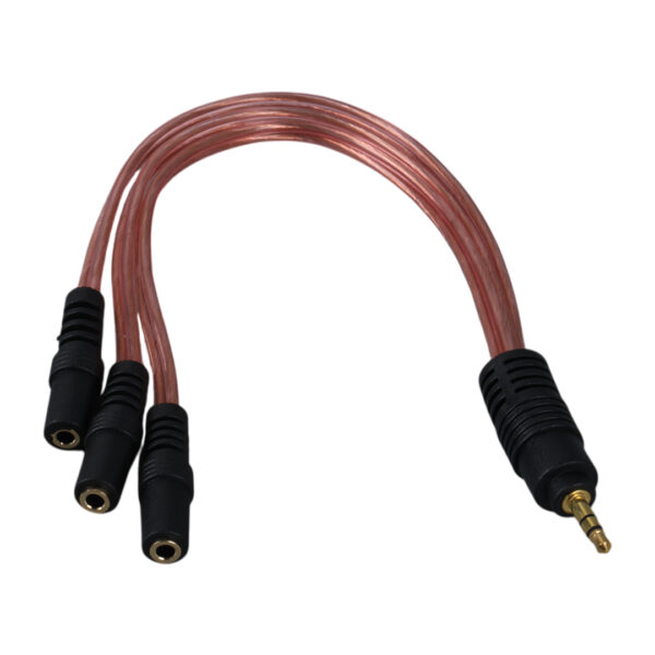 Powermaster Pm-12283 3.5mm Stereo 3x Dışi̇ Kulaklık Çoklayıcı (3 Boğumlu - 20 Cm)