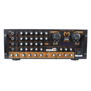 Magicvoice Mv-1232 2*80w Usb/sd Bt Uk-balans 4 Mi̇k Gi̇ri̇ş-4 Hop Çıkışlı Stereo Trafosuz Mixer Küp Anfi̇