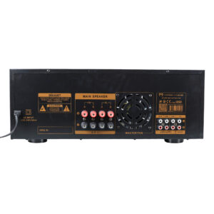 Magicvoice Mv-1232 2*80w Usb/sd Bt Uk-balans 4 Mi̇k Gi̇ri̇ş-4 Hop Çıkışlı Stereo Trafosuz Mixer Küp Anfi̇