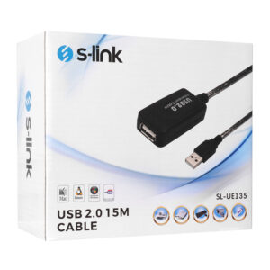 S-link Sl-ue135 Usb 2.0 15 Metre Uzatma Kablosu