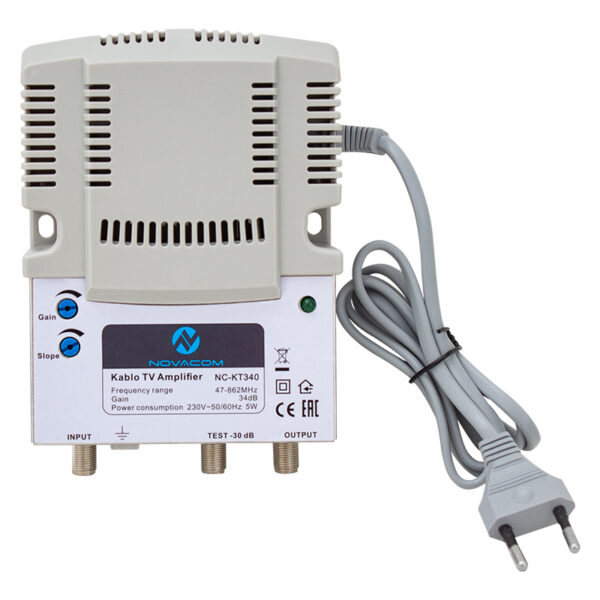 Novacom NC-KT340 47-862 Mhz 34 dB Kablo TV Amplifier Hat Yükseltici Özellikleri