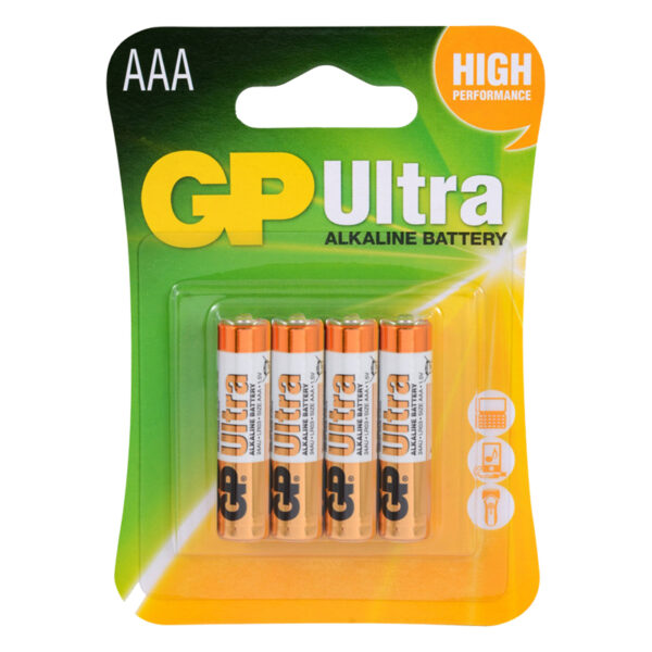 GP 24AU-2U4 Alkalin İnce Kalem Pil 4lü Özellikleri