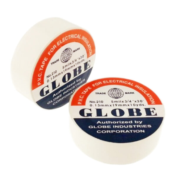 Globe 0.13mmx19 Mm Beyaz İzole Bant (10'lu Paket)