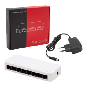 Powermaster Pm-14054 8 Port 10/100 Mbps Switch