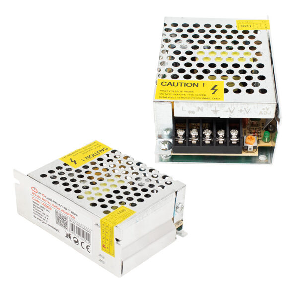 Powermaster Pm-14063 12 Volt - 2 Amper - 24 Watt Metal Kasa Adaptör - Görsel 2