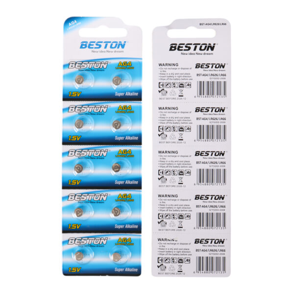 Beston Ag4-377 Lr626 Alkalın Saat Pi̇li̇ (10'lu Paket)