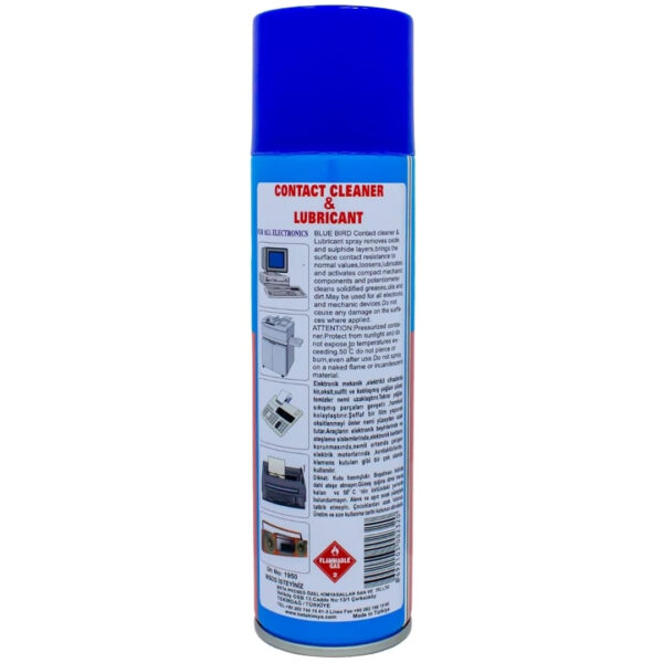 Blue Bird BB-257 Contact Yağlı Sprey 250 Ml. Özellikleri