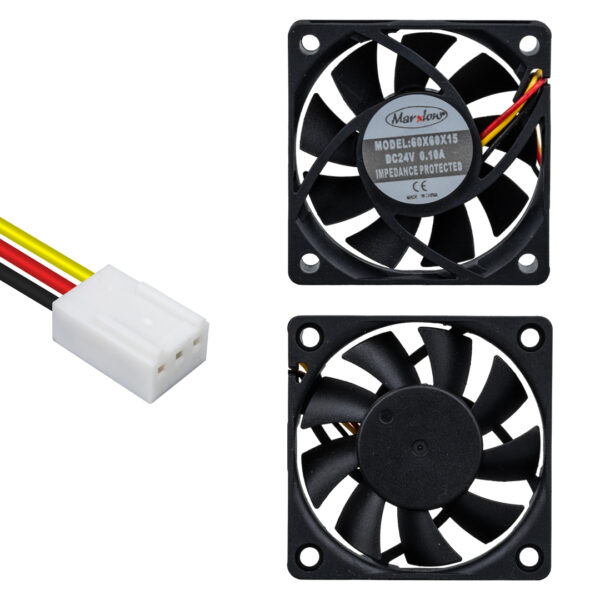 Powermaster Ic-216a Firçasiz Dc Fan 60x60x15mm 24 Volt 3 Pi̇n (marxlow)