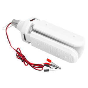Powermaster Pm-14613 12 Volt - 60 Watt Akü Maşalı 3 Kollu Pervane Beyaz Led Ampul