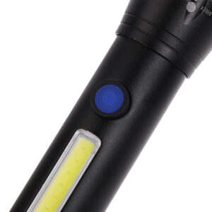Powermaster Pm-14621 Metal Flashlight Cob Power Ledli̇ Şarjli El Feneri̇