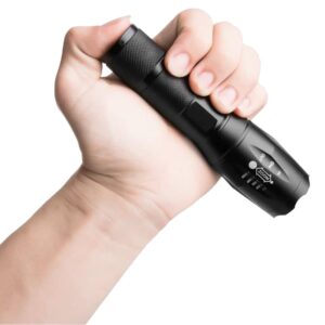 Powermaster Pm-14623 Şarjli Zoomlu Flash Özelli̇kli̇ 4 Mod Power Ledli̇ Metal El Feneri̇