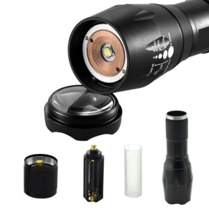Powermaster Pm-14623 Şarjli Zoomlu Flash Özelli̇kli̇ 4 Mod Power Ledli̇ Metal El Feneri̇