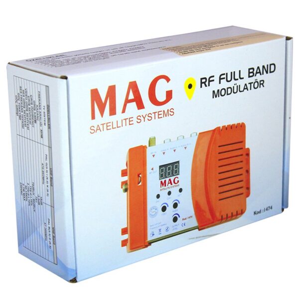Mag 1474 Av Gi̇ri̇şli̇ Led Ekranlı Rf Full Band Modülatör - Görsel 3