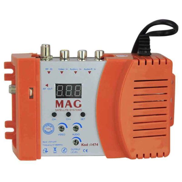 Mag 1474 Av Gi̇ri̇şli̇ Led Ekranlı Rf Full Band Modülatör