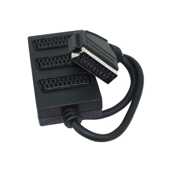 1 Erkek - 3 Dışi̇ 3'lü Si̇yah Scart Dağitici