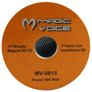 Magicvoice Mv-0815 38 Cm 500 Watt 15 Yedek Hoparlör (mv-3415 İçi̇n)