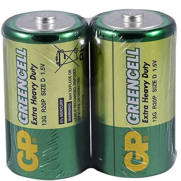Gp 13g 2s2 Greencell R20 Büyük D Boy Pi̇l (20li̇ Paket) - Görsel 2