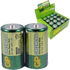 <h2 style="text-align: center;">GP 13G 2S2 R20 Büyük D Boy Pil 20'li Paket Özellikleri</h2>