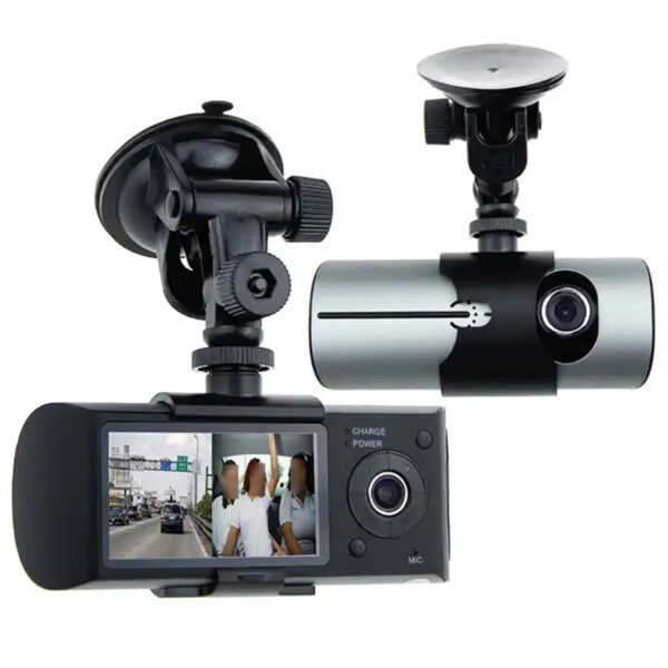 Powermaster R300 Gps Kayıt Destekli̇ Çi̇ft Kameralı Araç İçi̇ Dvr Kamera Set (128 Gb Kart Destekli̇)