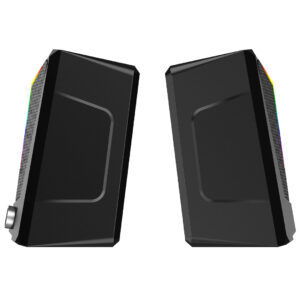 Lenovo Lecoo Ds104 Kablolu Usb + 3.5mm Jack 6w 80db Rgb Işıklı 1+1 Gaming Speaker Hoparlör