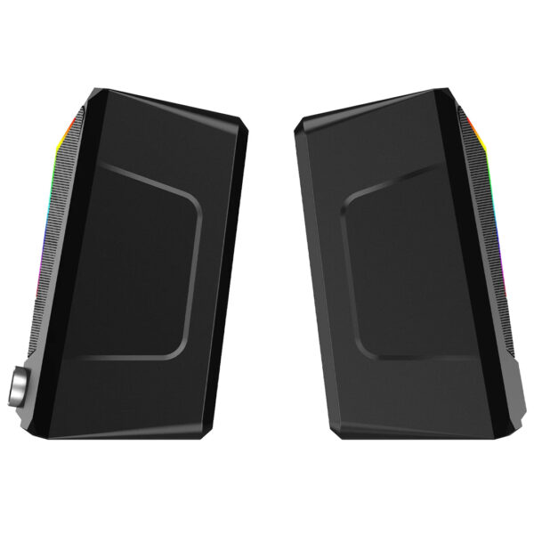 Lenovo Lecoo DS104 Usb Kablolu 6W 80dB Rgb Işıklı 1+1 Gaming Speaker Hoparlör; 3 Watt x 2 hoparlör gücüyle etkileyici bir ses performansı sunarken