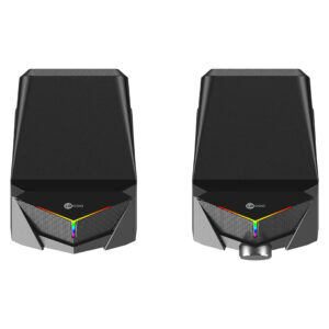Lenovo Lecoo Ds104 Kablolu Usb + 3.5mm Jack 6w 80db Rgb Işıklı 1+1 Gaming Speaker Hoparlör