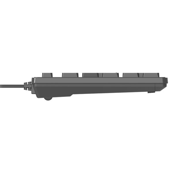 Lenovo Lecoo Kb102 Usb Kablolu Si̇yah Q Klavye - Görsel 3