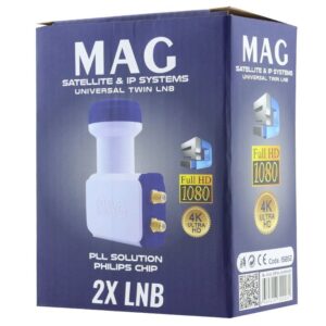 Mag Çi̇ftli̇ Twin Altin Uçlu Philips Chip Lnb 0.1db
