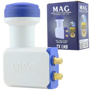 Mag Çi̇ftli̇ Twin Altin Uçlu Philips Chip Lnb 0.1db