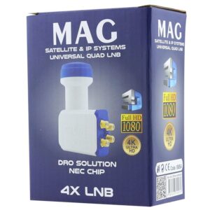 Mag Dörtlü Quad Altin Uçlu Nec Chip Lnb 0.1db
