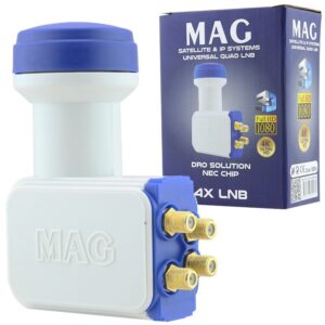 Mag Dörtlü Quad Altin Uçlu Nec Chip Lnb 0.1db