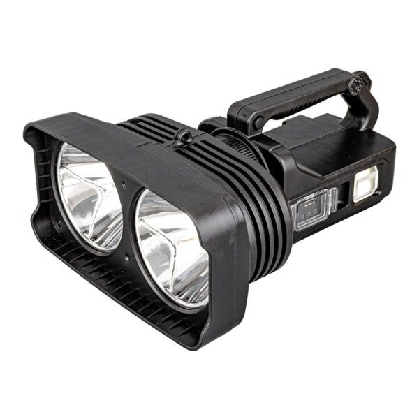 Powermaster W5123 Süper Parlak Pi̇lli̇ - Şarjli - 4 Farkli Mod Seçenekli̇ Battal Boy El Feneri̇