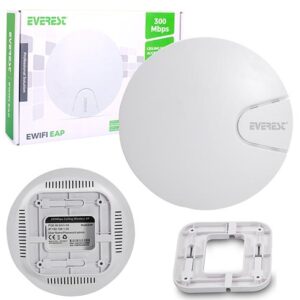 <h2 style="text-align: center;">Everest EWIFI EAP 300 Mbps 11N 2.4GHZ Tavan Access Point Router Özellikleri</h2><br />