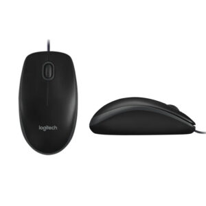 Logitech Mk120 Usb Q Si̇yah Kablolu Klavye+mouse Set