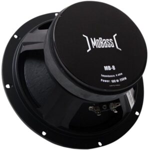 Mobass Mb-8 8 4 Ohm 100 Watt - 250 Watt 20 Cm Midrange Oto Hoparlör (2'li Takım)