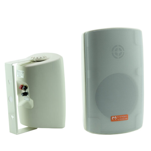 Magicvoice Mv-38 11 Cm 50 Watt 2'li Takım Beyaz Trafolu Sütun Hoparlör