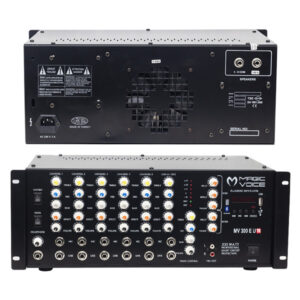 <h2 style="text-align: center;">MagicVoice MV-300EF-TR 300 Watt 6 Mikrofon Girişli USB-Bluetooth Destekli Trafolu Mixer Anfi Özellikleri</h2>