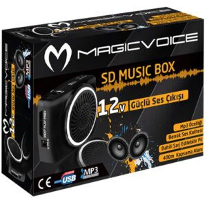 Magicvoice Mv-17450 Usb+sd Kart Gi̇ri̇şli̇ Şarjli Mini Seyyar Rehber Anfi̇si̇