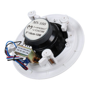 Magicvoice Mv-160 16 Cm 15w Tweeterli̇ Beyaz Trafolu Alçıpan Tavan Hoparlör