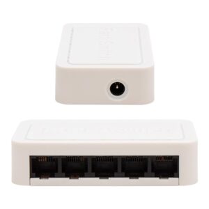 Powermaster Pm-17647 5 Port 10/100 Mbps Ethernet Switch