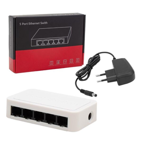 PowerMaster PM-17647 5 Port 10/100 Mbps Ethernet Switch Özellikleri